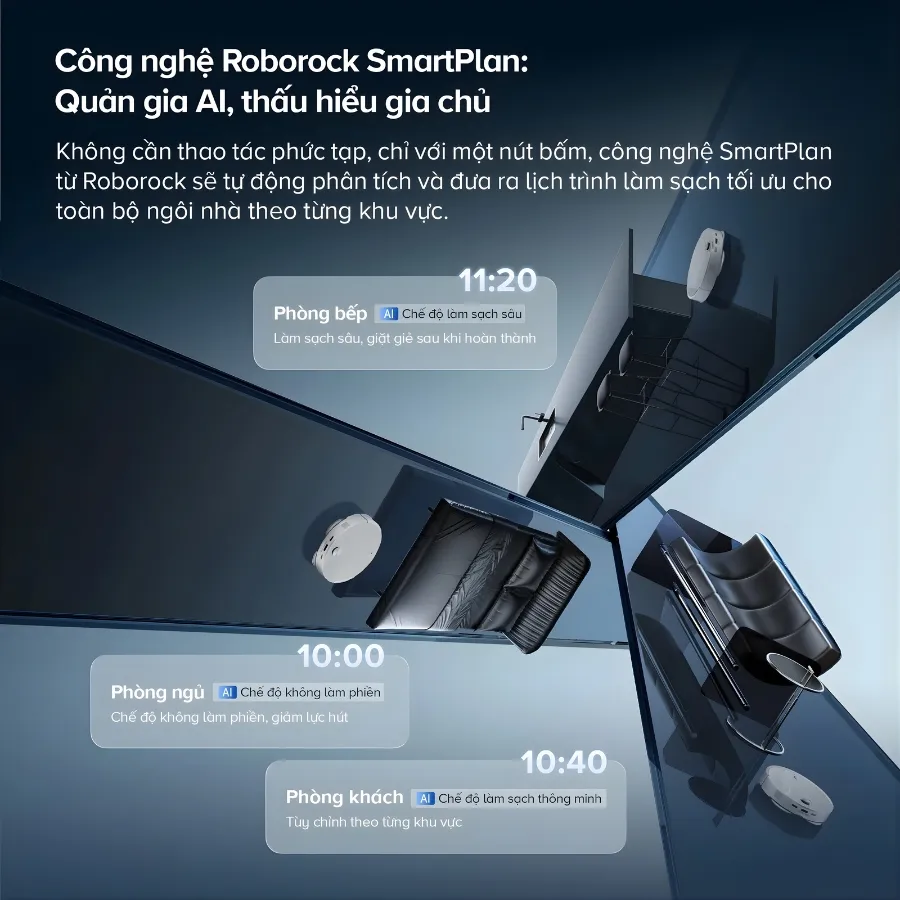 Robot Lau Nhà Hút Bụi Roborock Qrevo Edge 2