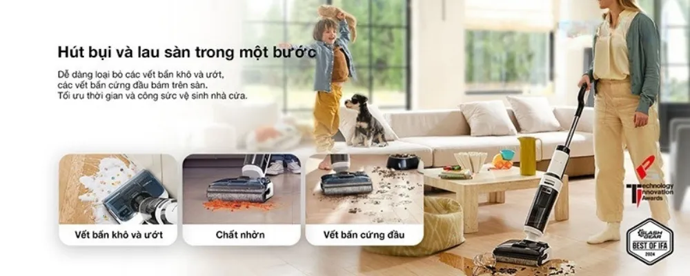 Máy Hút Bụi Lau Nhà Tineco S6 Stretch Pro 11 Máy Hút Bụi Lau Nhà Tineco S6 Stretch Pro - Akia Smart Home
