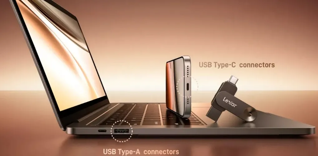 Usb Lexar Jumpdrive Dual Drive D500 Type-C