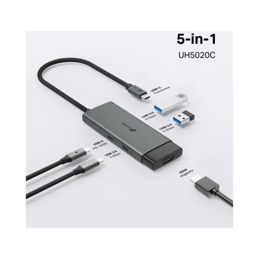 Hub kết nối type C 5 cổng TP-Link UH5020C