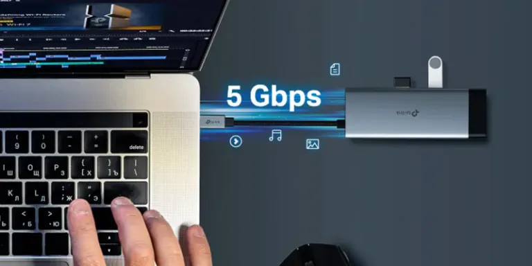 Hub kết nối type C 6 cổng TP-Link UH6120C | AKIA