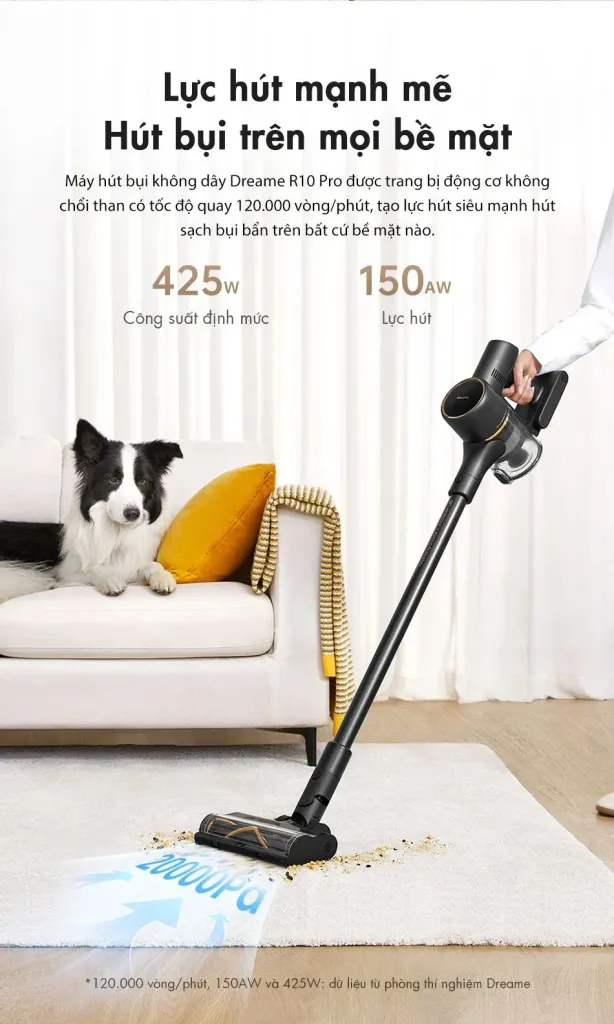 Máy Hút Bụi Cầm Tay Dreame R10 Pro 6 Máy Hút Bụi Cầm Tay Dreame R10 Pro