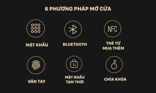 Khóa cửa thông minh Lockin X9 – Mở khóa vân tay và mã PIN – Thiết kế hiện đại