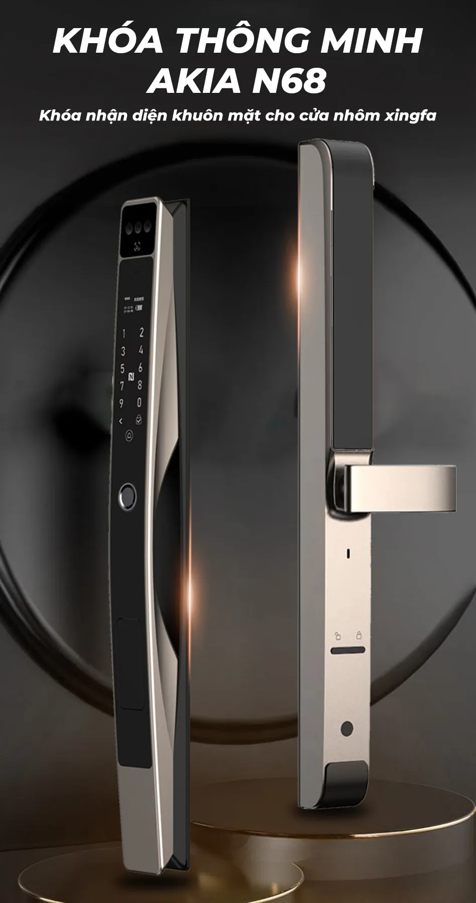 Khoá Nhận Diện Khuôn Mặt Akia N68 2 Khoa-Thong-Minh-Akia-N68-Cua-Nhom