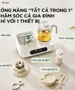 Máy đun nước và hâm sữa tiệt trùng Bear WW-5H12V78 | AKIA