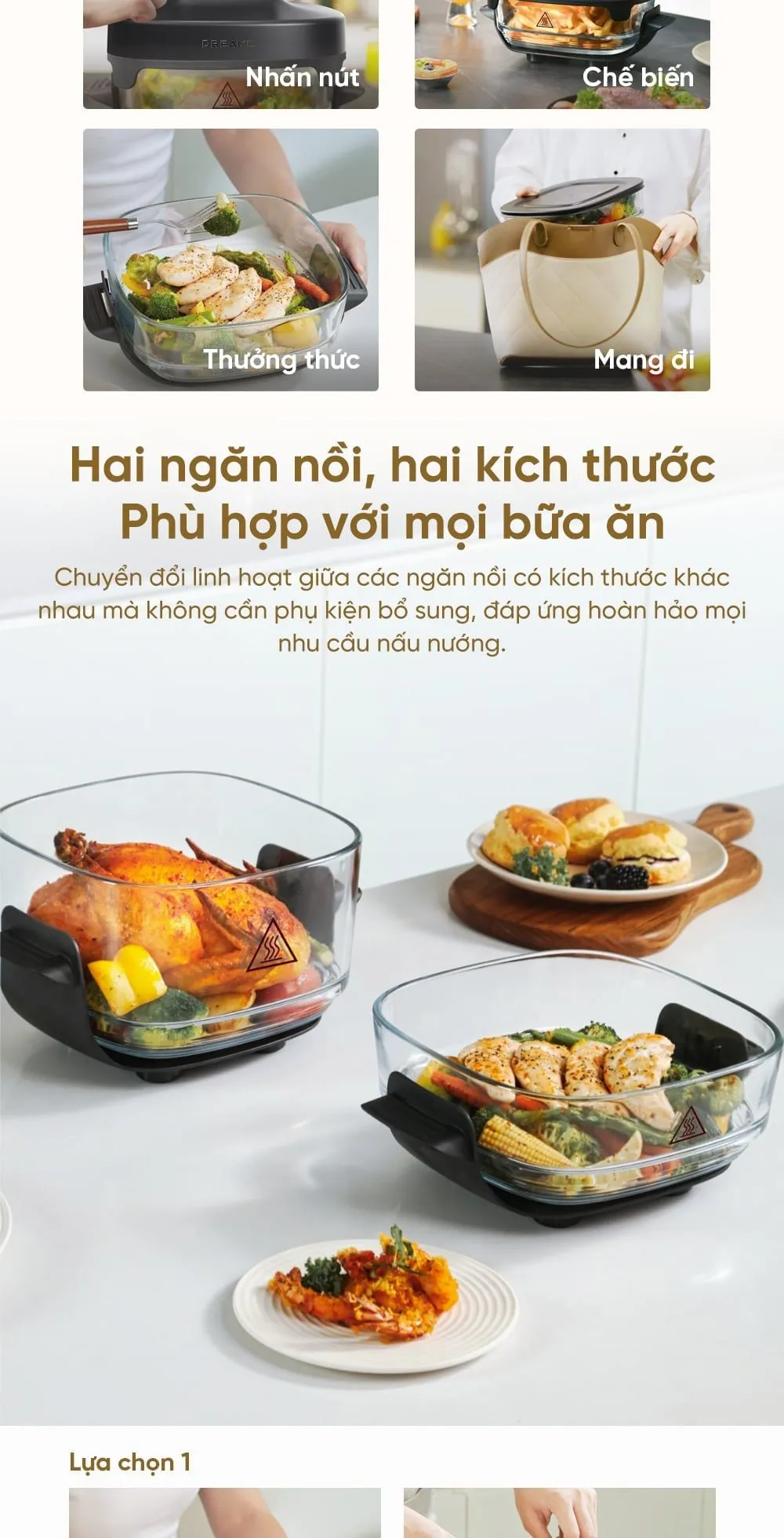 Nồi Chiên Không Dầu Dreame Pt60