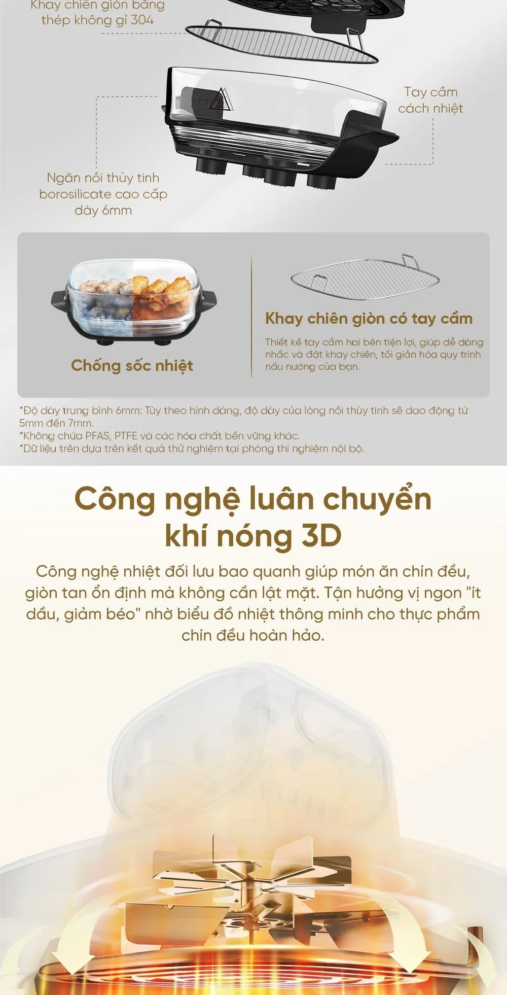 Nồi Chiên Không Dầu Dreame Pt60