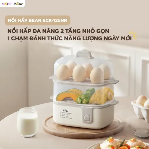 Nồi Hấp Bear Eck-125Nr