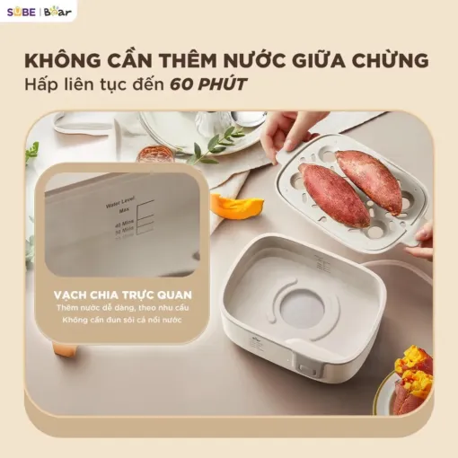 Nồi hấp Bear ECK-125NR