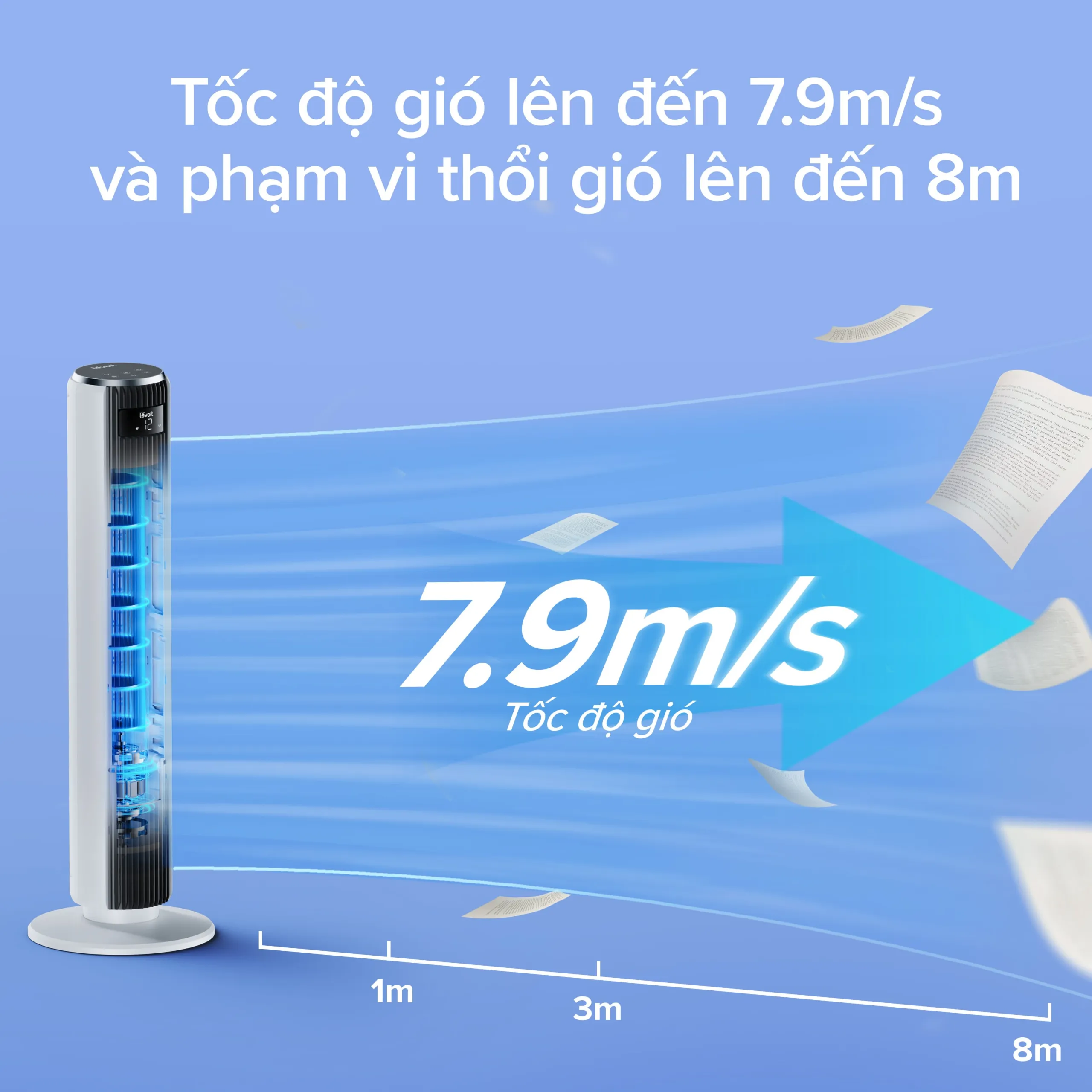 Quạt Tháp Điều Hòa Thông Minh Levoit 36 Inches 4 Quạt Tháp Điều Hòa Thông Minh Levoit 36 Inches - Akia Smart Home
