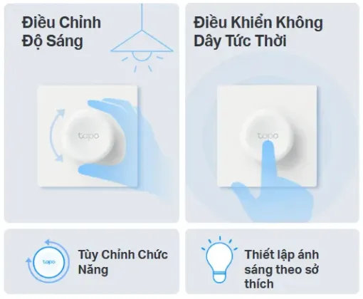 Công Tắc Điều Khiển Độ Sáng Đèn Từ Xa Tapo S200D