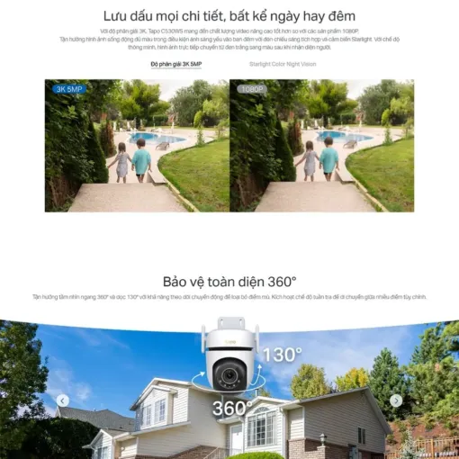 Camera giám sát ngoài trời TP-Link Tapo C530WS