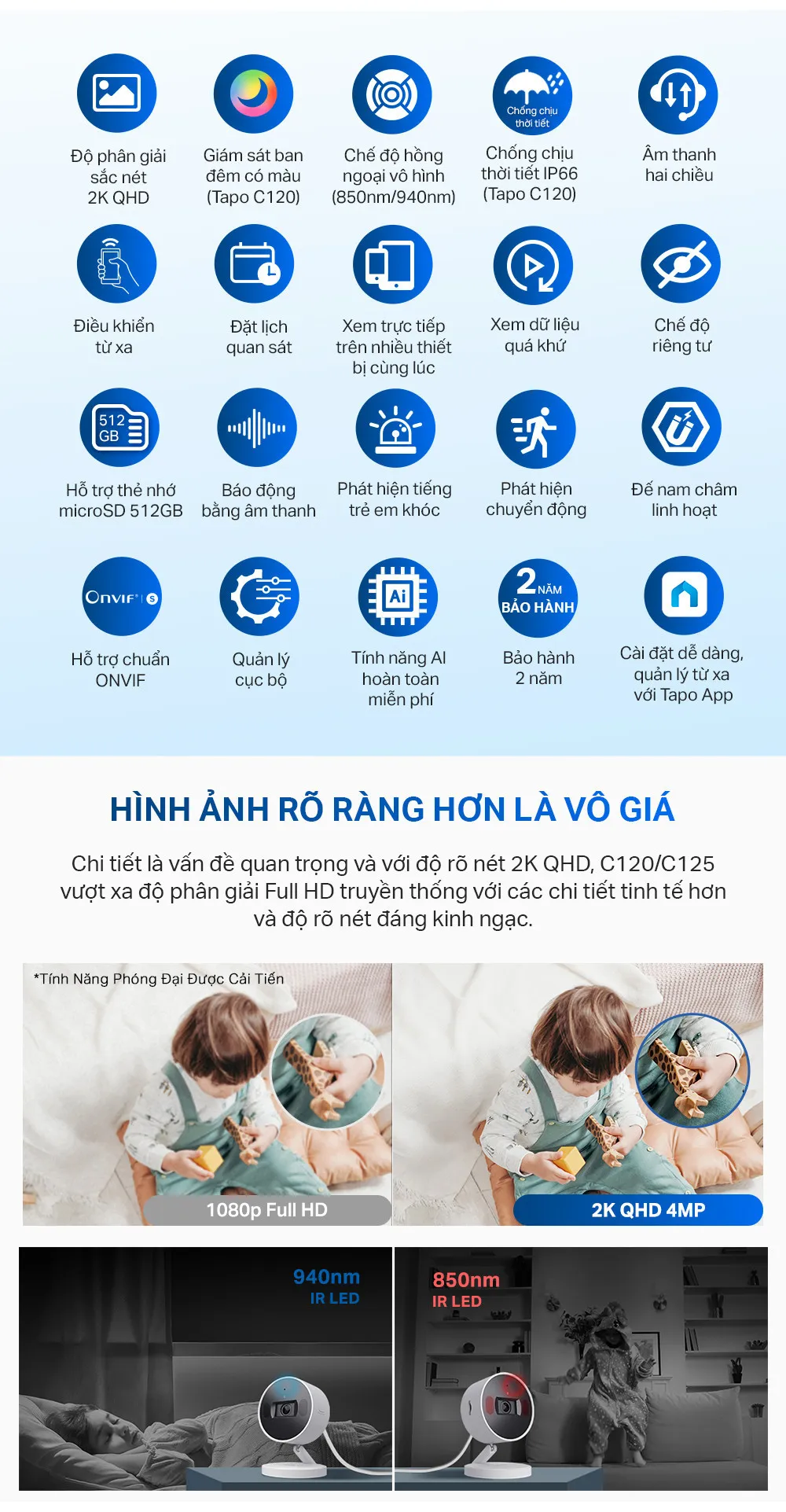 Camera Giám Sát Tp-Link Tapo C125 (Homekit) 3 Camera Giám Sát Tp-Link Tapo C125 (Homekit)