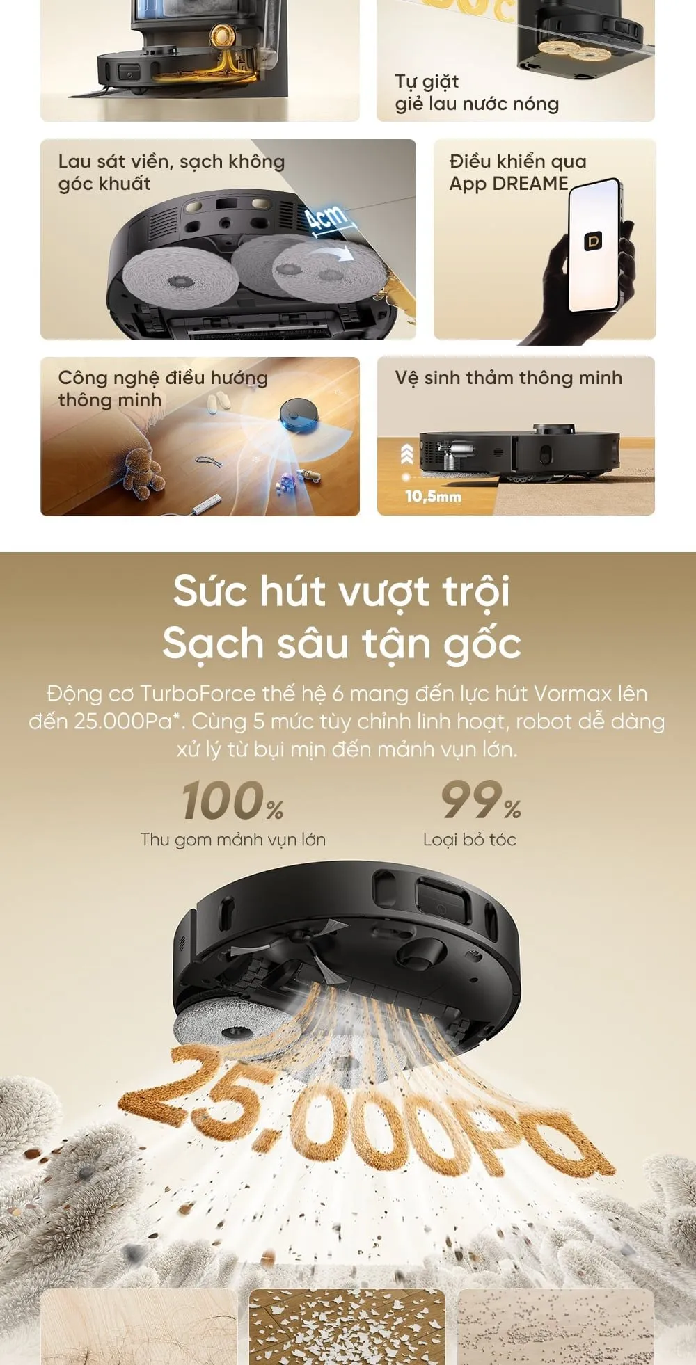 Robot Hút Bụi Lau Sàn Dreame L10S Ultra Heat 14 Robot Hút Bụi Lau Sàn Dreame L10S Ultra Heat