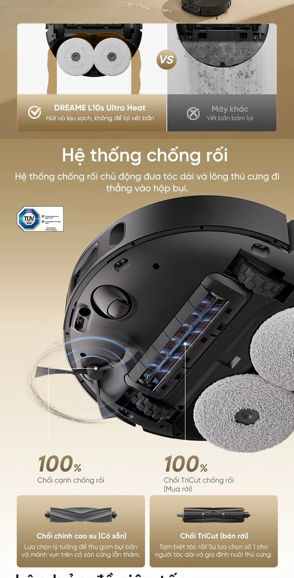 Robot Hút Bụi Lau Sàn Dreame L10S Ultra Heat 19 Robot Hút Bụi Lau Sàn Dreame L10S Ultra Heat