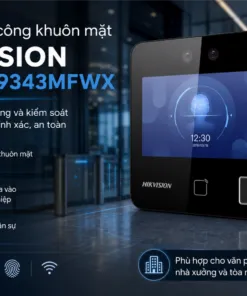 Máy chấm công khuôn mặt HIKVISION SH-K1T9343MFWX - AKIA Smart Home