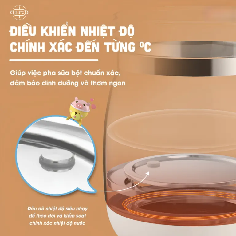 Máy hâm nước pha sữa Bear TNQ-D12D1 | AKIA
