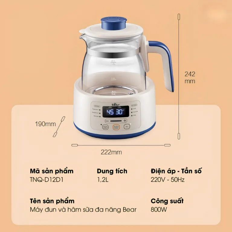 Máy hâm nước pha sữa Bear TNQ-D12D1 | AKIA