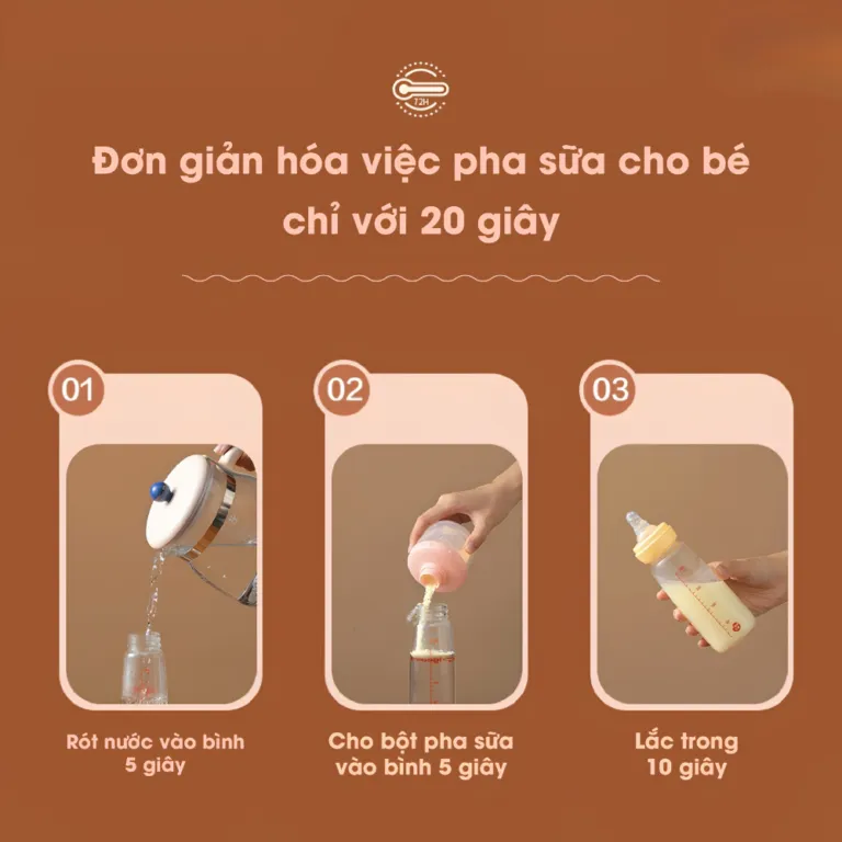 Máy hâm nước pha sữa Bear TNQ-D12D1 | AKIA