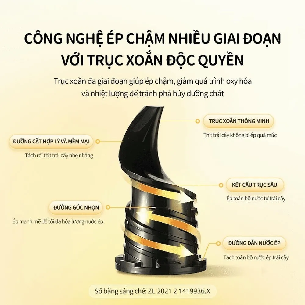 Máy Ép Chậm Bear Sj-4H01T 12 Máy Ép Chậm Bear Sj-4H01T - Akia Smart Home