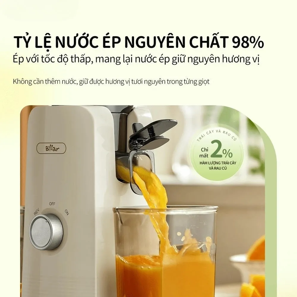 Máy Ép Chậm Bear Sj-4H01T 14 Máy Ép Chậm Bear Sj-4H01T - Akia Smart Home