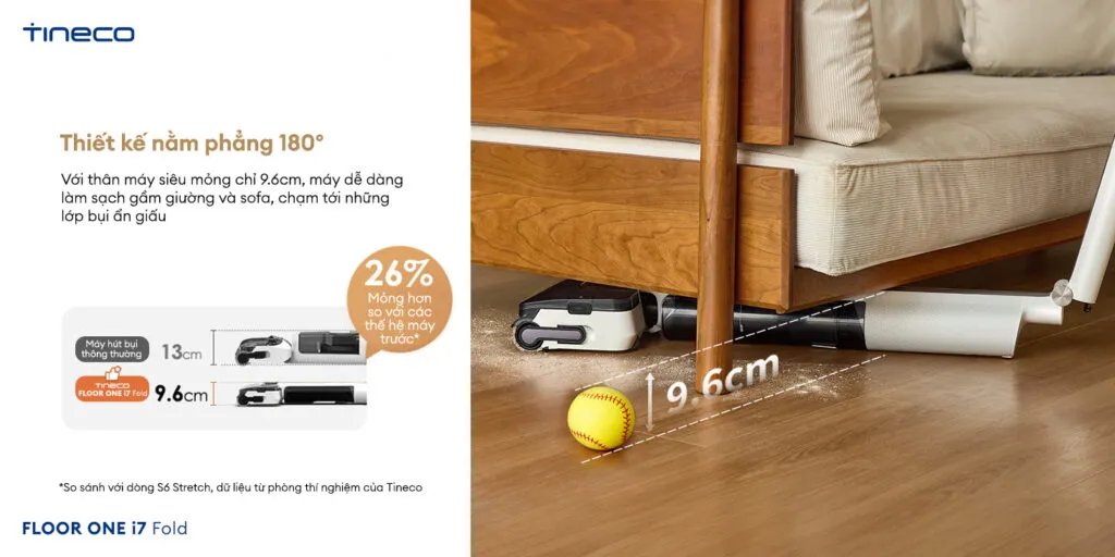 Máy Hút Bụi Lau Sàn Khô Ướt Tineco Floor One I7 Fold 19 Máy Hút Bụi Lau Sàn Khô Ướt Tineco Floor One I7 Fold - Akia Smart Home
