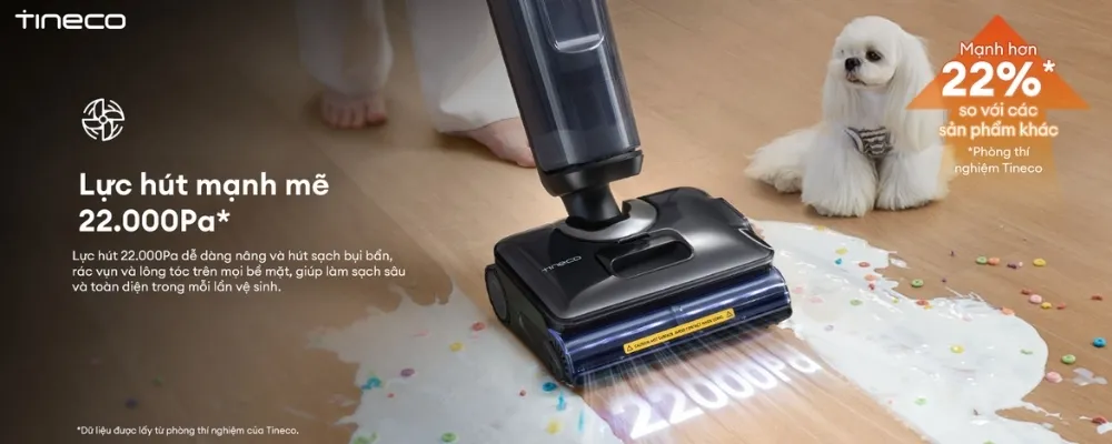 Máy Hút Bụi Lau Sàn Khô Ướt Tineco Floor One I7 Steam 13 Máy Hút Bụi Lau Sàn Khô Ướt Tineco Floor One I7 Steam - Akia Smart Home