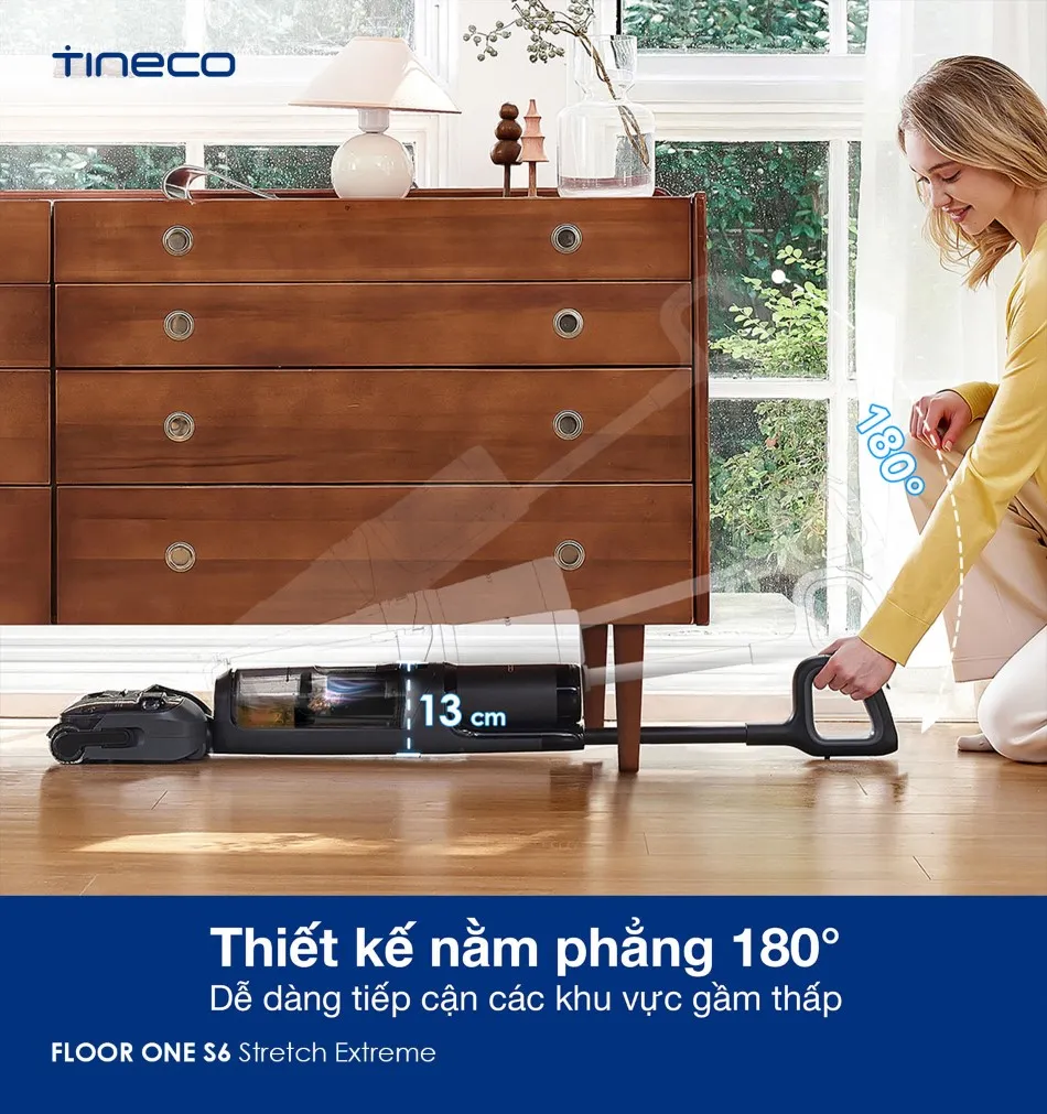 Máy Hút Bụi Lau Sàn Khô Ướt Tineco Floor One S6 Stretch Extreme 12 Máy Hút Bụi Lau Sàn Khô Ướt Tineco Floor One S6 Stretch Extreme - Akia Smart Home