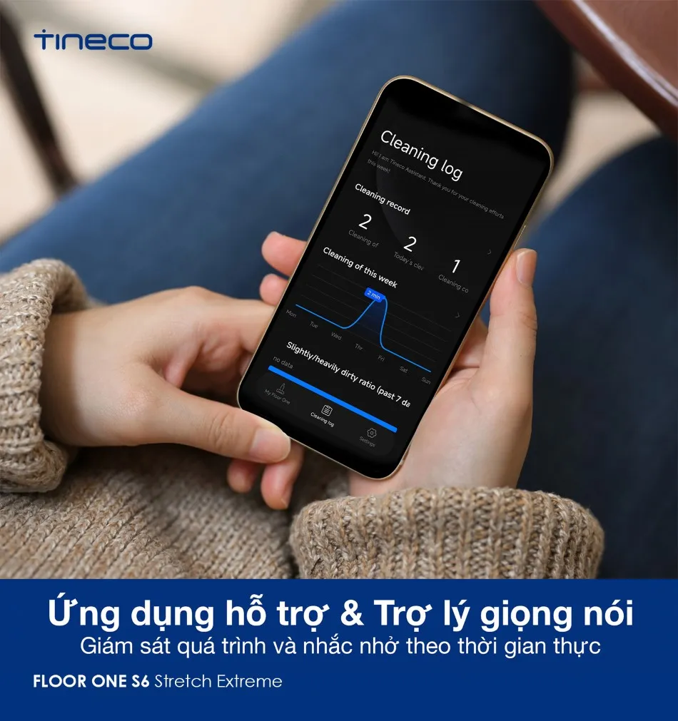 Máy Hút Bụi Lau Sàn Khô Ướt Tineco Floor One S6 Stretch Extreme 9 Máy Hút Bụi Lau Sàn Khô Ướt Tineco Floor One S6 Stretch Extreme - Akia Smart Home