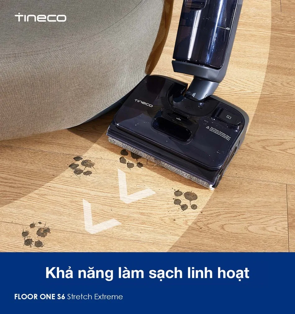 Máy Hút Bụi Lau Sàn Khô Ướt Tineco Floor One S6 Stretch Extreme 10 Máy Hút Bụi Lau Sàn Khô Ướt Tineco Floor One S6 Stretch Extreme - Akia Smart Home