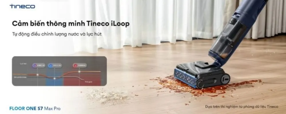 Máy Hút Bụi Lau Sàn Khô Ướt Tineco Floor One S7 Max Pro 16 Máy Hút Bụi Lau Sàn Khô Ướt Tineco Floor One S7 Max Pro - Akia Smart Home