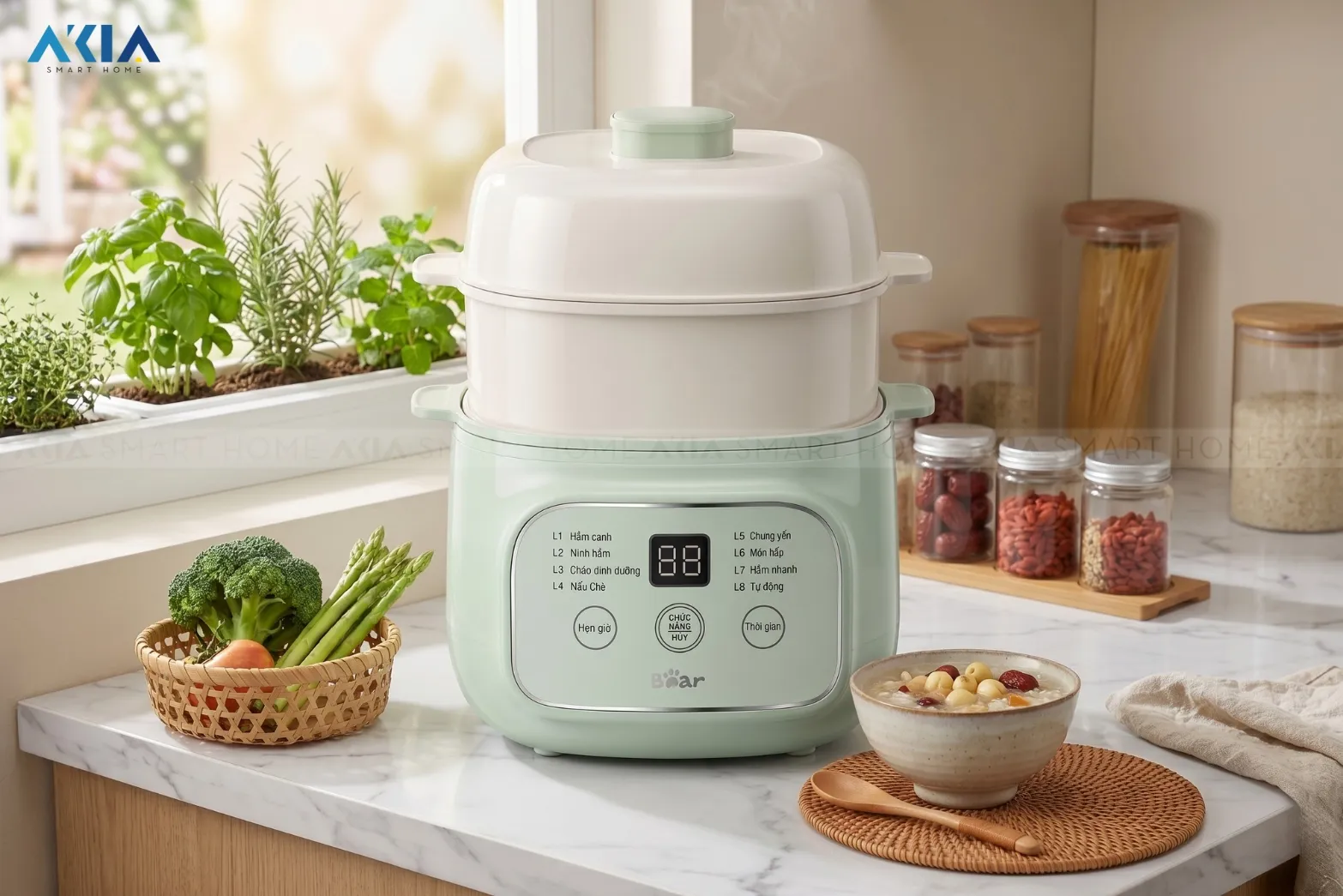 Nồi Nấu Chậm 0.8L Bear Est-085Dh 14 Nồi Nấu Chậm 0.8L Bear Est-085Dh - Akia Smart Home