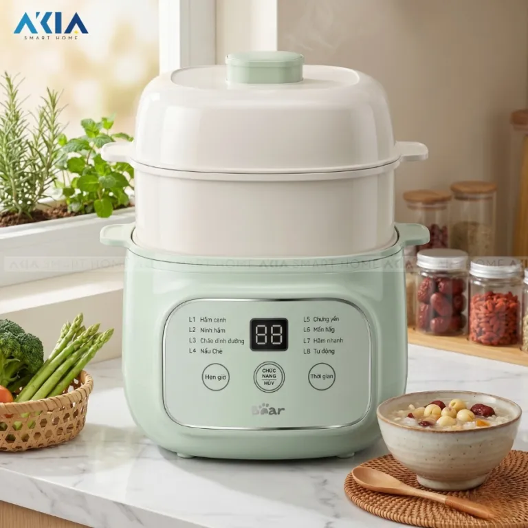 Nồi nấu chậm 0.8L Bear EST-085DH | AKIA