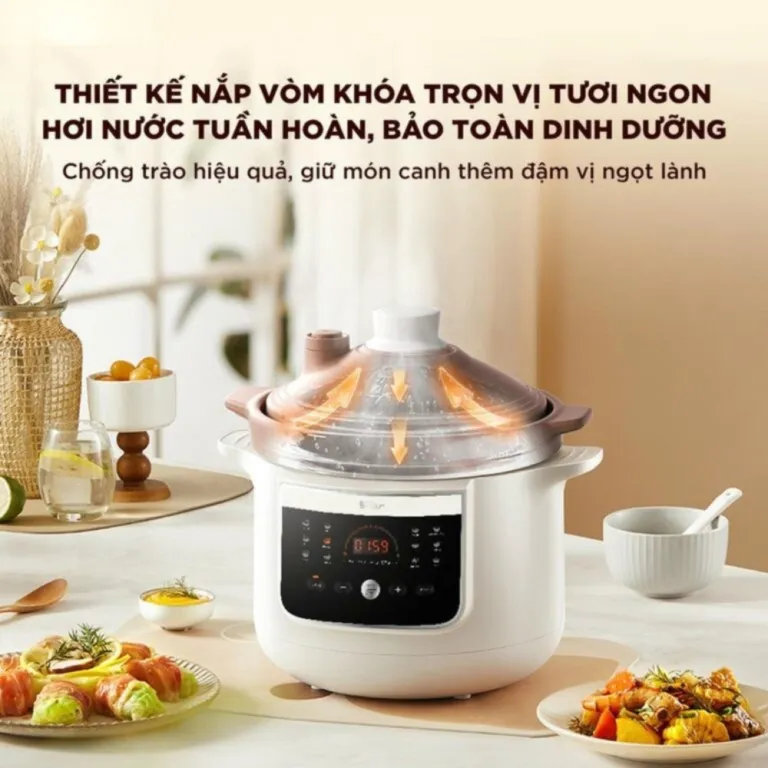 Nồi nấu chậm tử sa 3L Bear ESP-305LP | AKIA