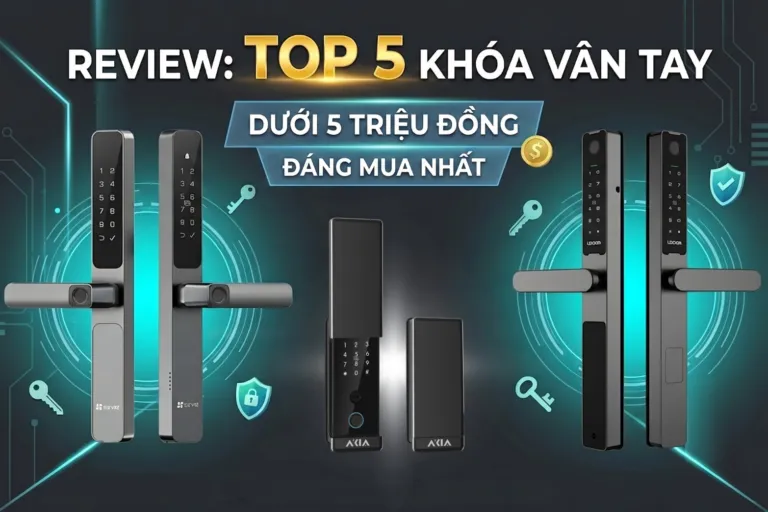 Akia Smart Home - Cung Cấp Thiết Bị Nhà Thông Minh Hàng Đầu Vn 112 5 Khóa Cửa Vân Tay Đáng Mua Dưới 5 Triệu Đồng