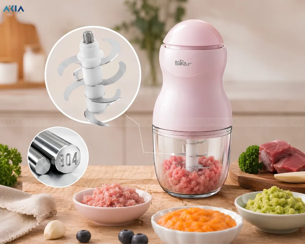 Máy Xay Ăn Dặm Bear Gr-B03V8 13 Máy Xay Ăn Dặm Bear Gr-B03V8 - Akia Smart Home