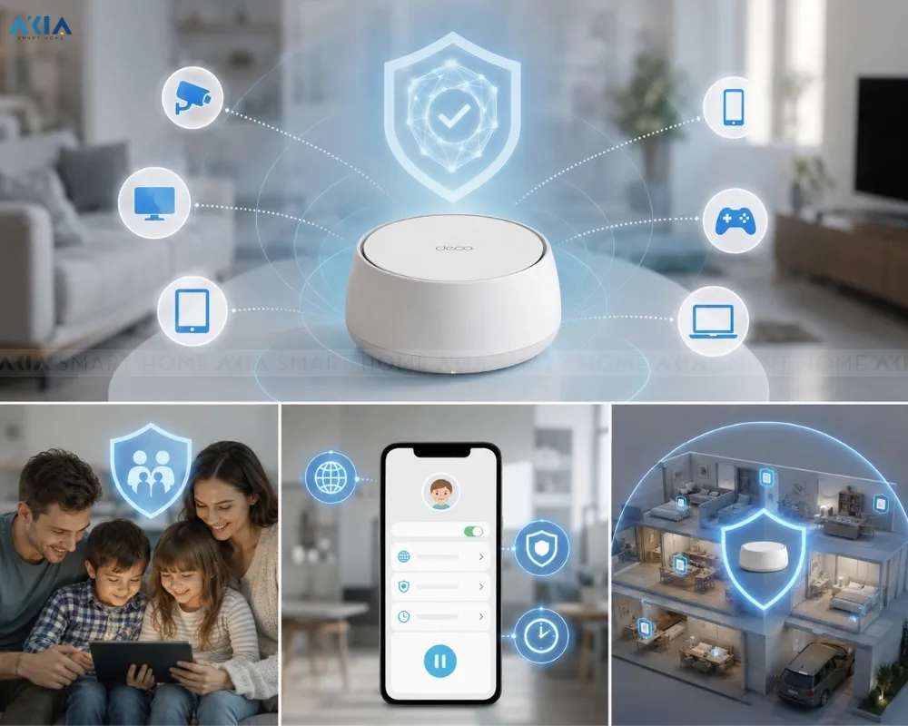 Bộ Mesh Wifi 7 Tp-Link Deco Be22 Be3600 16 Bộ Mesh Wifi 7 Tp-Link Deco Be22 Be3600 - Akia Smart Home