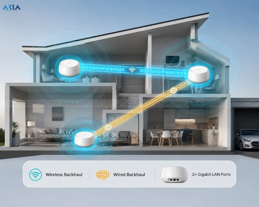 Bộ Mesh Wifi 7 Tp-Link Deco Be22 Be3600 13 Bộ Mesh Wifi 7 Tp-Link Deco Be22 Be3600 - Akia Smart Home