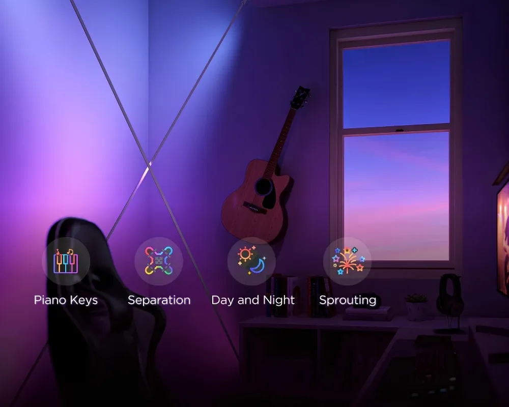 Đèn Led Dây Govee Strip Light With Skyline Kit H61B8 14 Đèn Led Dây Govee Strip Light With Skyline Kit H61B8 - Akia Smart Home