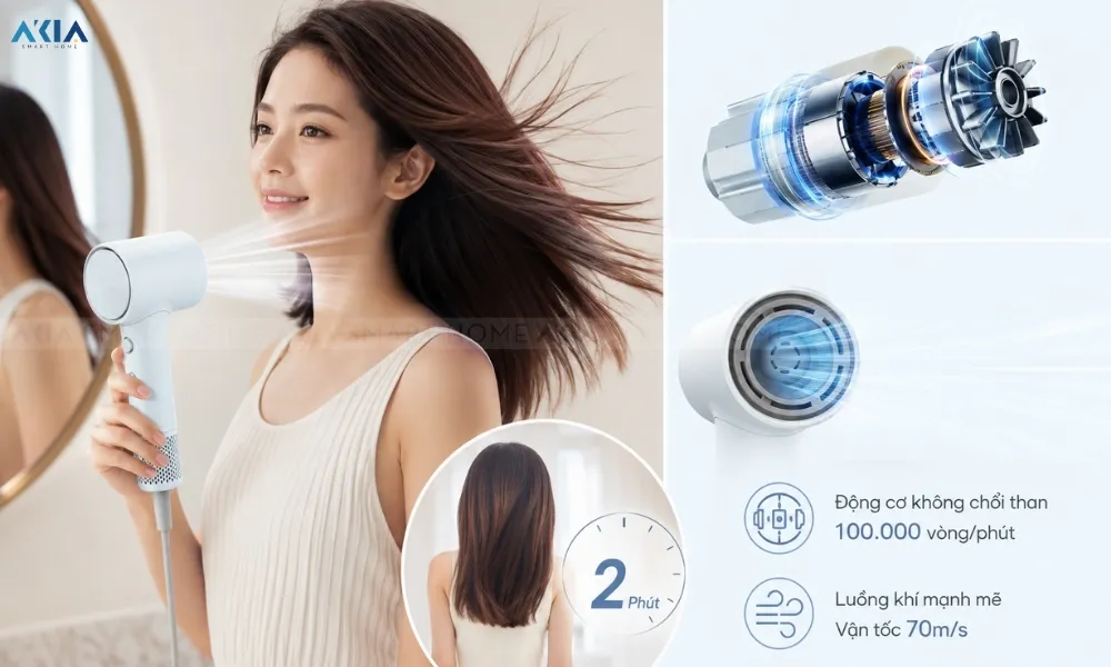 Máy Sấy Tóc Dreame Hair Mini - Akia Smart Home