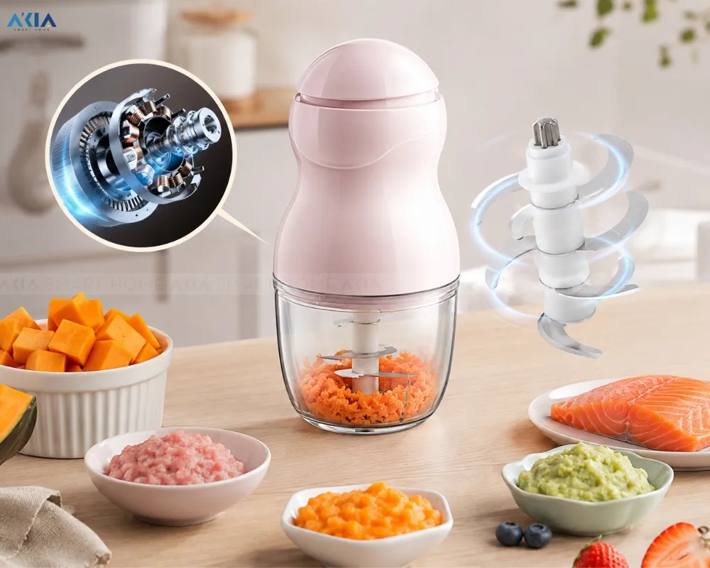 Máy Xay Ăn Dặm Bear Gr-B03V8 10 Máy Xay Ăn Dặm Bear Gr-B03V8 - Akia Smart Home