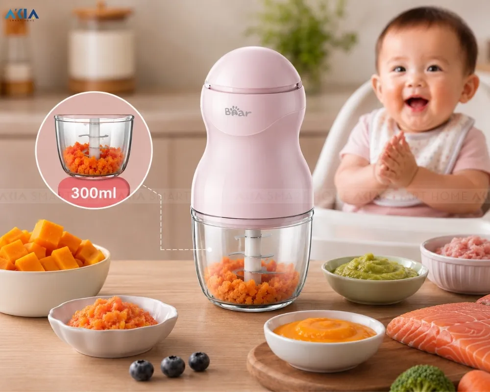 Máy Xay Ăn Dặm Bear Gr-B03V8 11 Máy Xay Ăn Dặm Bear Gr-B03V8 - Akia Smart Home