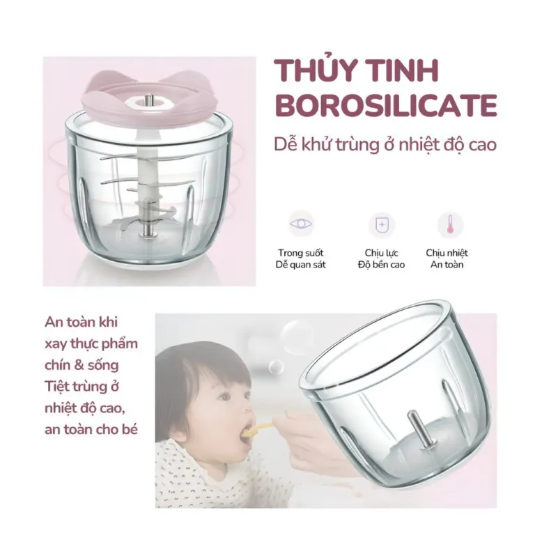 Máy xay ăn dặm Bear GR-B03V8 - AKIA Smart Home