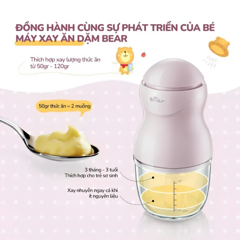 Máy xay ăn dặm Bear GR-B03V8 - AKIA Smart Home