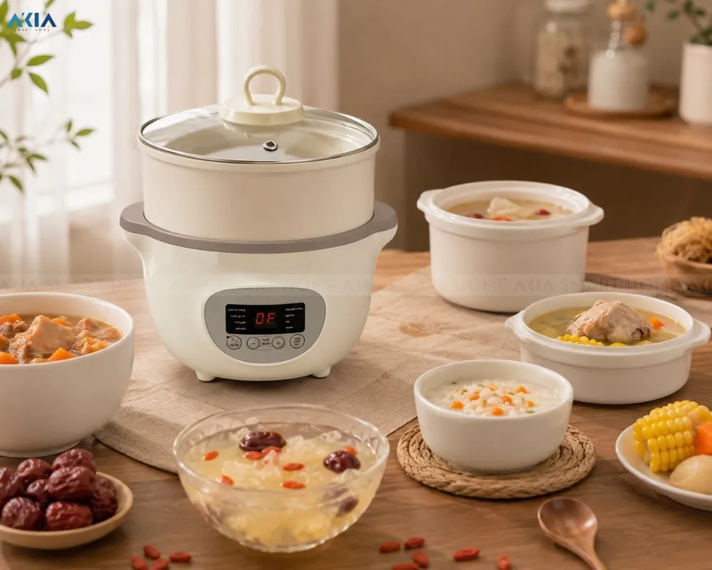 Nồi Nấu Chậm 1.6L Bear Sube002 - Akia Smart Home
