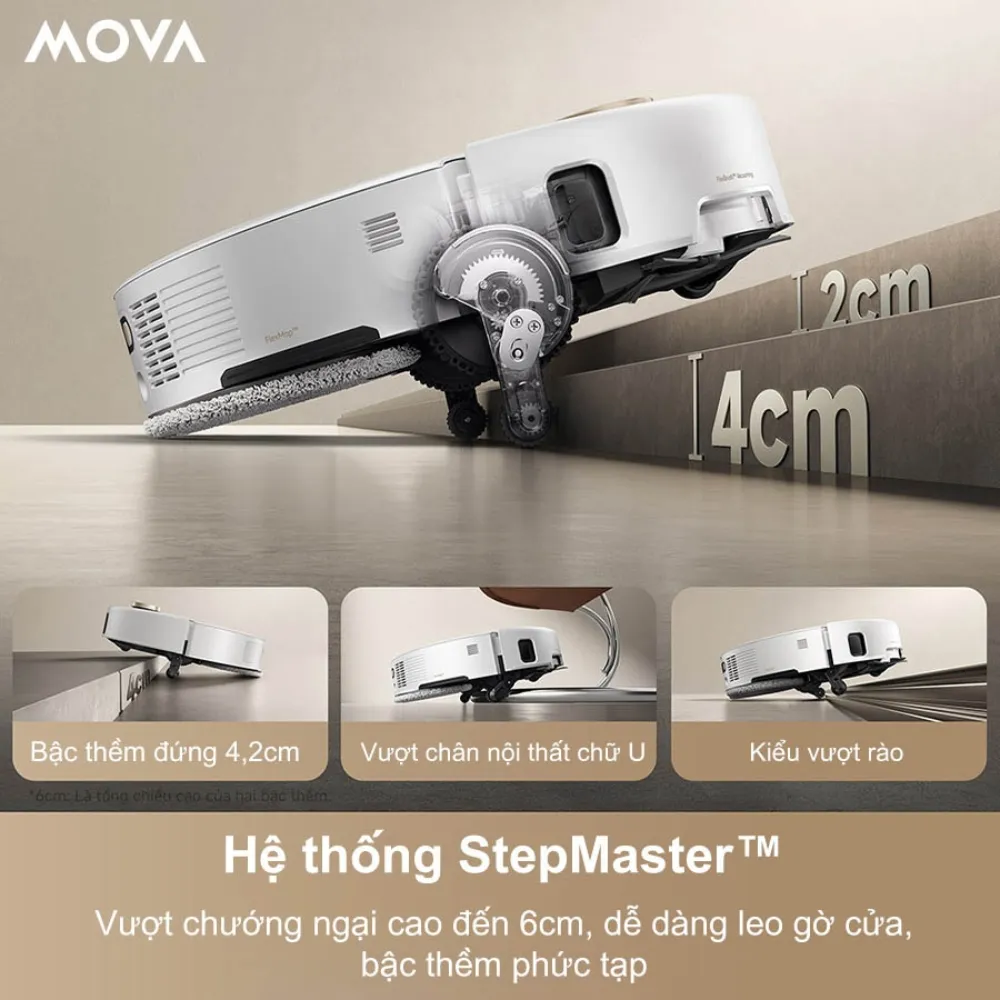 Robot Hút Bụi Lau Nhà Mova V50 Ultra 17 Robot Hút Bụi Lau Nhà Mova V50 Ultra - Akia Smart Home