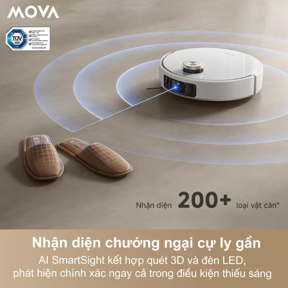 Robot Hút Bụi Lau Nhà Mova V50 Ultra 18 Robot Hút Bụi Lau Nhà Mova V50 Ultra - Akia Smart Home