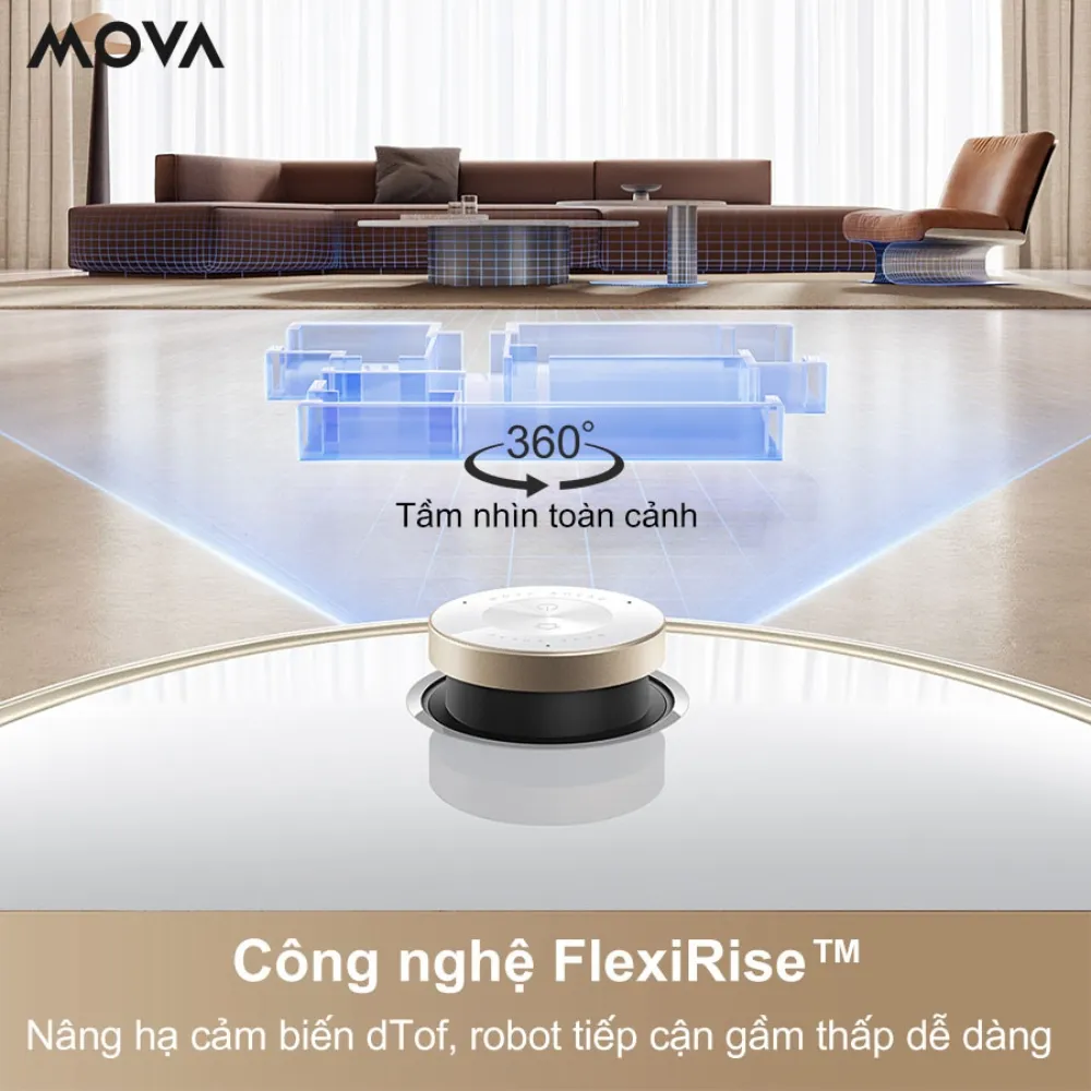 Robot Hút Bụi Lau Nhà Mova V50 Ultra 19 Robot Hút Bụi Lau Nhà Mova V50 Ultra - Akia Smart Home