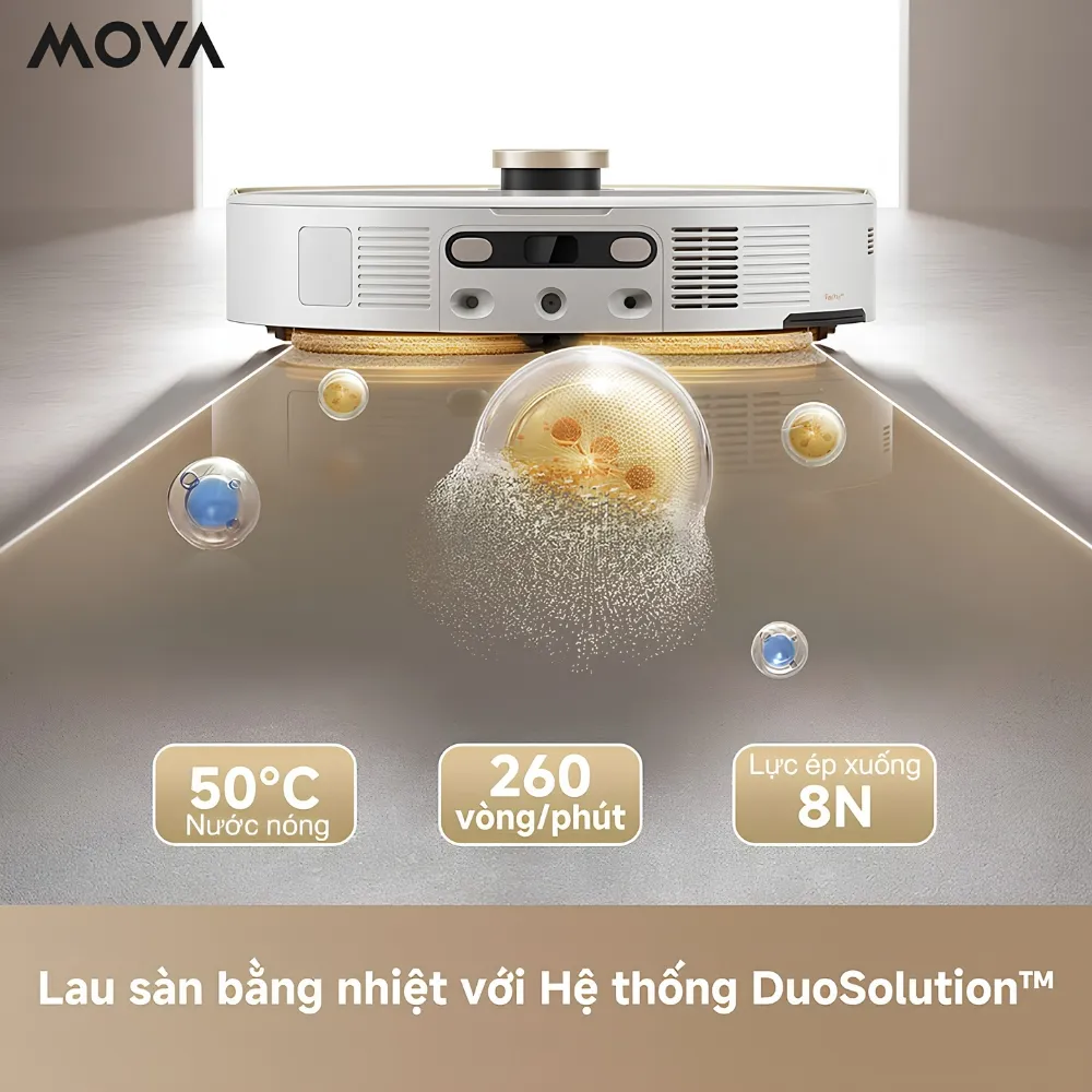 Robot Hút Bụi Lau Nhà Mova V50 Ultra 20 Robot Hút Bụi Lau Nhà Mova V50 Ultra - Akia Smart Home