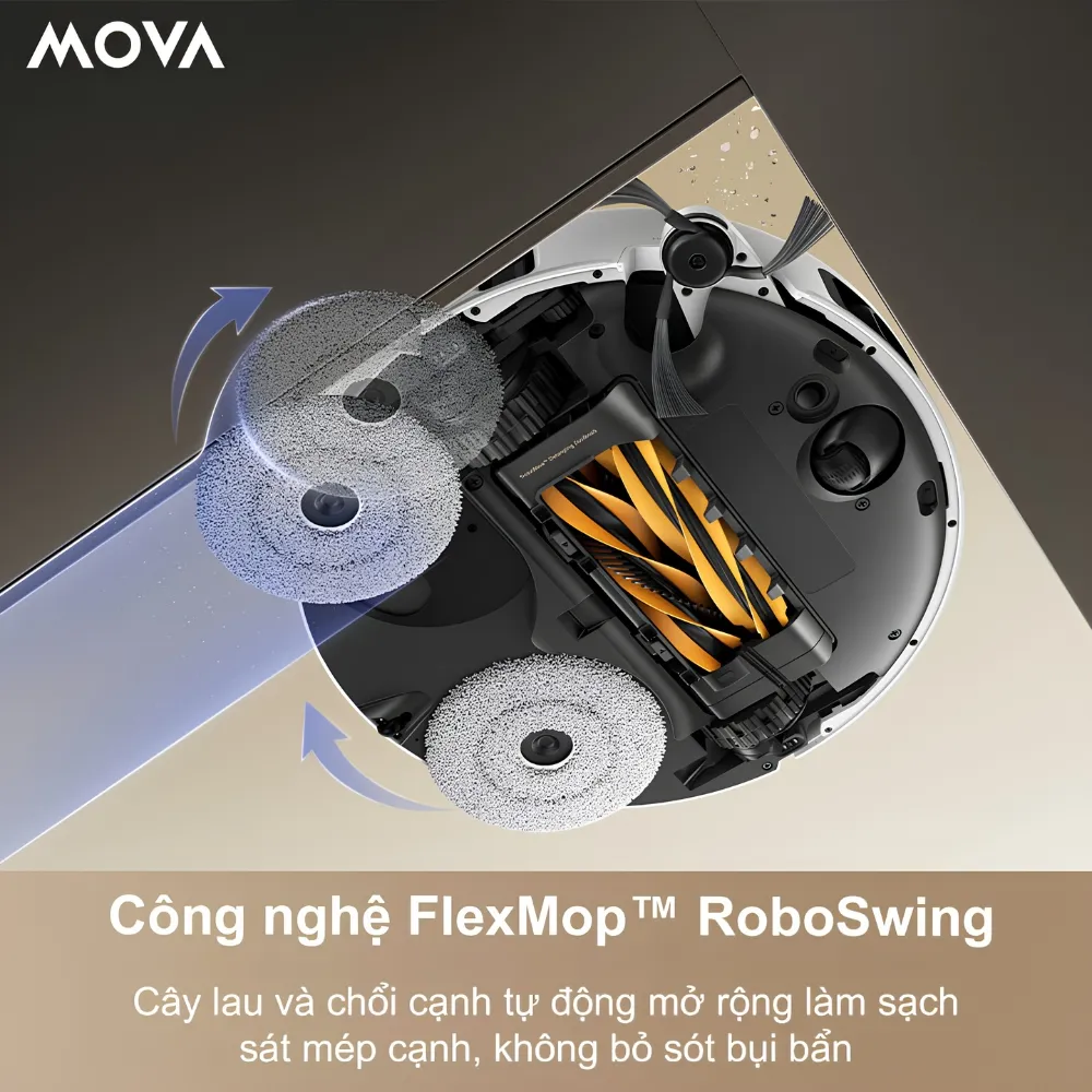 Robot Hút Bụi Lau Nhà Mova V50 Ultra 21 Robot Hút Bụi Lau Nhà Mova V50 Ultra - Akia Smart Home